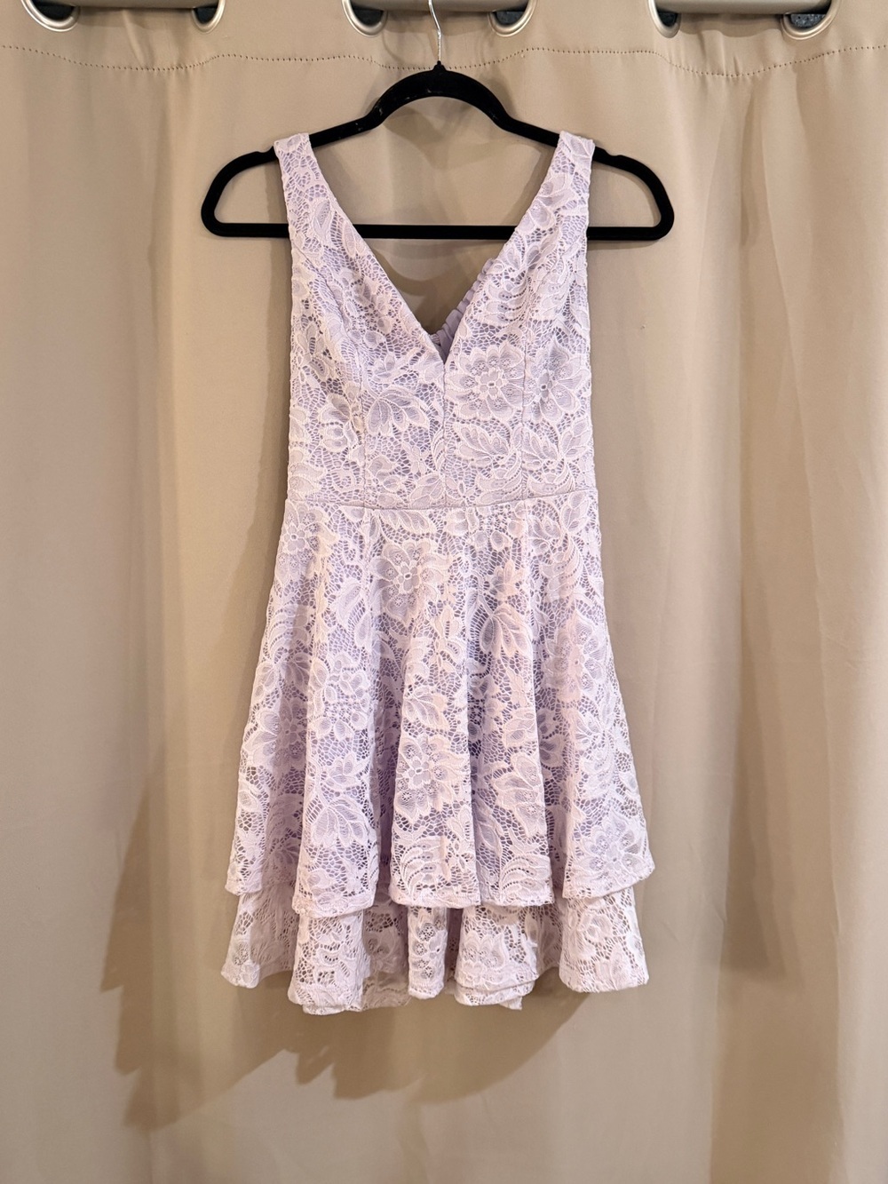 Emerald Sundae Lavender Lace Dress